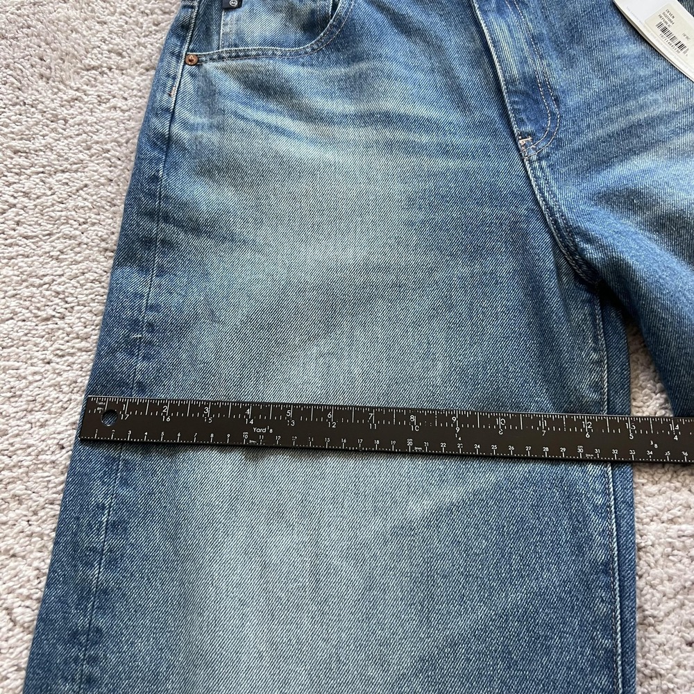 AG Adriano Goldschmied Deven High Rise Ultra Wide Leg Jeans Womens 29 Blue - Picture 15 of 15